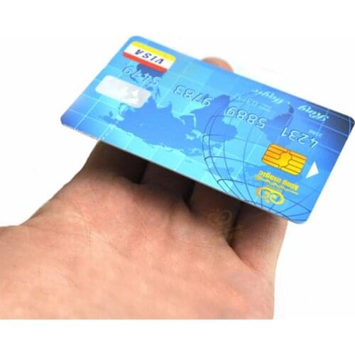 Magic Tricks Floating Credit Card 2Pcs Credit card + 1 pcs PVC Transparent bar Magic props Magic Accessories Close-up Satge Toys
