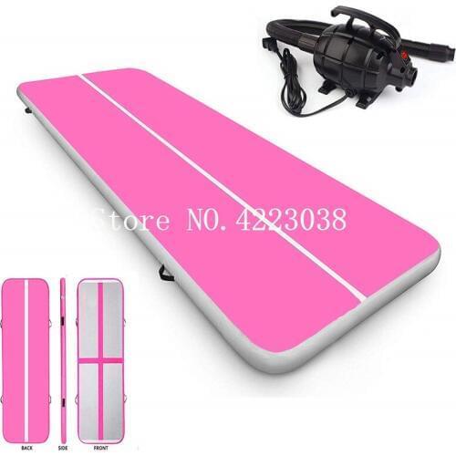Air Track Mat Cheap 4x1x0.1m Wholesale Inflatable Air Track for Home use, Training, Beach, Yoga on Water with Pump Free Shipping