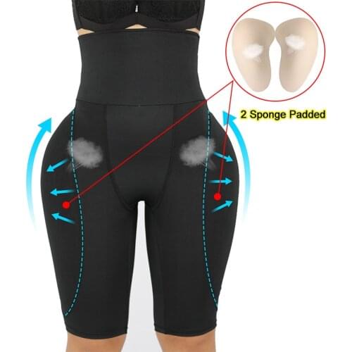 Women Sexy Lingerie Big Hip Underwears Panties Briefs Butt Pads Shapewear Bum Butt Buttock Hip Enhancer 2 Sponge Padded Fake Ass