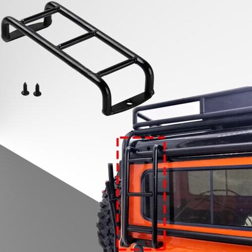 1 PCS Metal Mini Ladder Stairs for Traxxas TRX4 TRX-4 Bronco SCX10 90046 90047 D90 1/10 RC Crawler Car Accessories