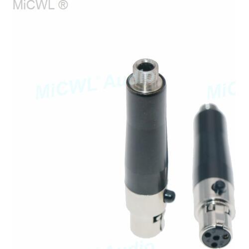 Microphone Cable Adapter 3.5mm to AKG TA3F Female Shure TA4F mini to Sennheiser 3.5mm Audio-Technica to Sennheiser