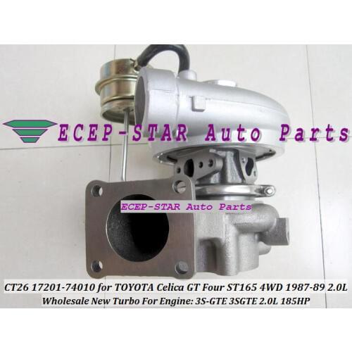 Free Ship CT26 17201-74010 17201 74010 Turbo Turbocharger For TOYOTA Celica GT Four ST165 MR2 4WD 87-89 3SGTE 3S-GTE 2.0L 208HP