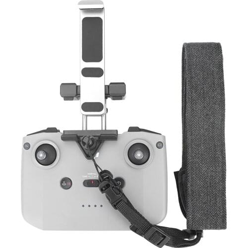 DJI Mavic Mini 2 Remote Control Aluminum Alloy Flat Extenson Clip with Lanyard for DJI Mavic Air 2 Drone Accessories