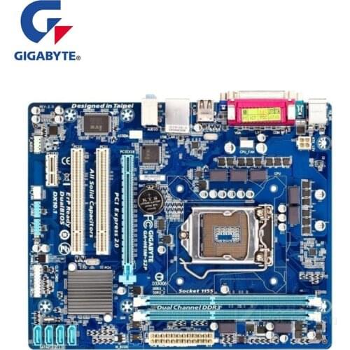 For Gigabyte GA-H61M-S2P H61M-S2P Motherboard LGA 1155 For Intel H61 Used Desktop Mainboard USB2.0 SATA2 PCI-E X16