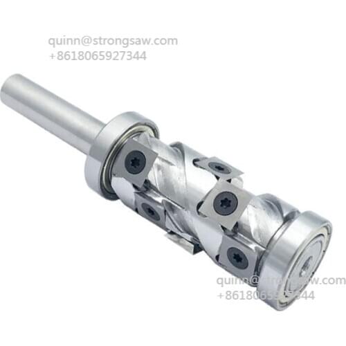 LIVTER 12.7mm 12mm 1/2'' shank spindle cutter for solid wood edge trimming end mill spoilboard surfacing Carbide CNC Router Bits