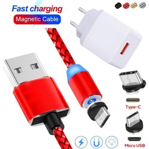Magnetic USB Cable Fast Charger charging Cable For Xiaomi redmi note 7 7s 6 5 5a 4 4x pro prime redmi y3 y2 k20 pro mi mix max 3