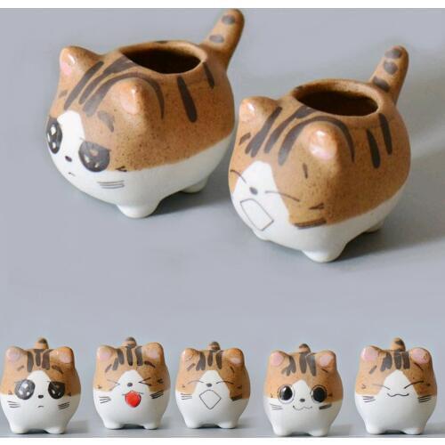 Cartoon Pet Bonsai Planter Pots Hot Sale Flower Pot Succulent Plants Flowerpot Desktop Funny Balcony Garden Decorative