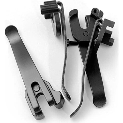 New Hot Folding Knife Back Clip Stainless Steel Deep Carry Pocket Waist Clamp Replacement For 91mm Swiss Army Repair Tool Parts