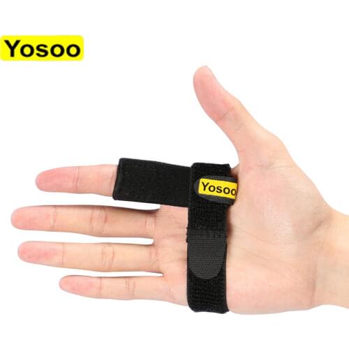 Adjustable Finger Protector Trigger Finger Splint Brace with Aluminium Bar Hook & Loop Straps Correction Oversea Fast Shipping