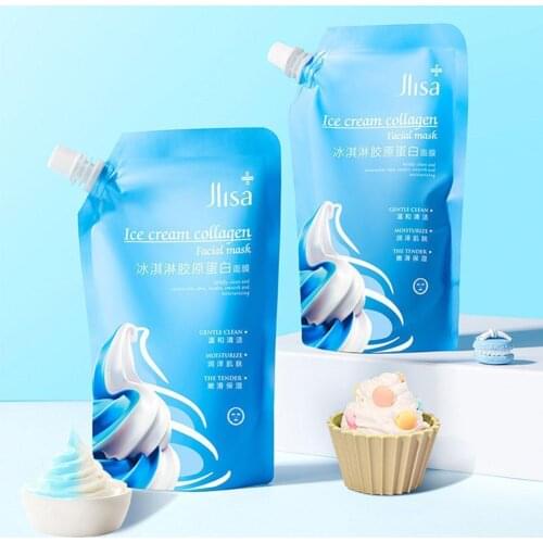 Whiten Smear Mask Cleansing Blackhead Fades Acne Mask Cream Moisturizing Shrinking Ice Pores C2Z5