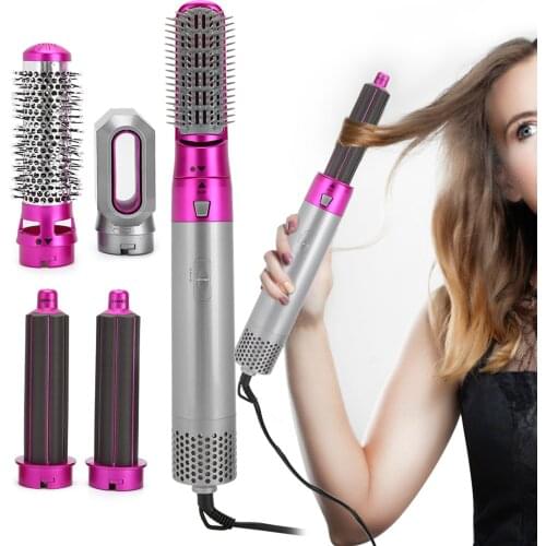 Hair Dryer Comb Multi Functional Hair Curling Straightening Hair Styling Comb Tool