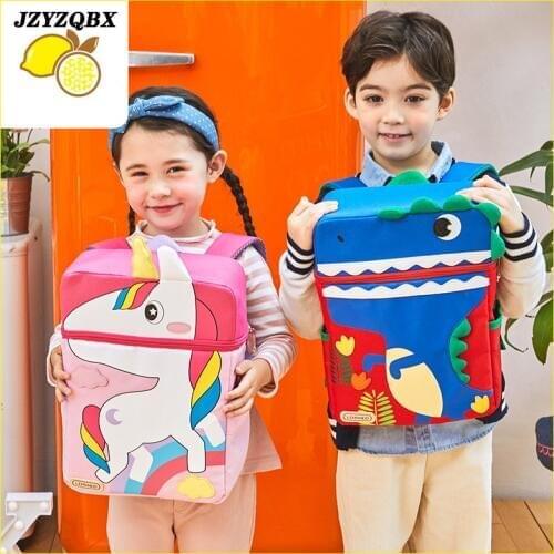Cartoon Animal School Bag School Backpack For Girls Boy Kindergarten Childrens mochila Kids Bag Orthopedic Satchel