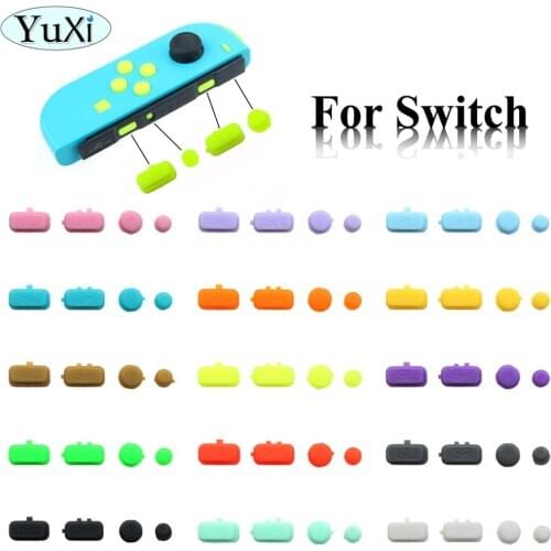 YuXi 15Color Side Left/Right SL SR Key Buttons for Nintendo Switch Joy-Con With Release Button Lock Game Accessories