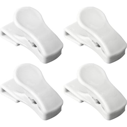 4PCS Portable Mini Sealing Clip Home Heat Bag Plastic Food Snacks Bag Sealing Clip Food Packaging Kitchen Storage Bag Clips
