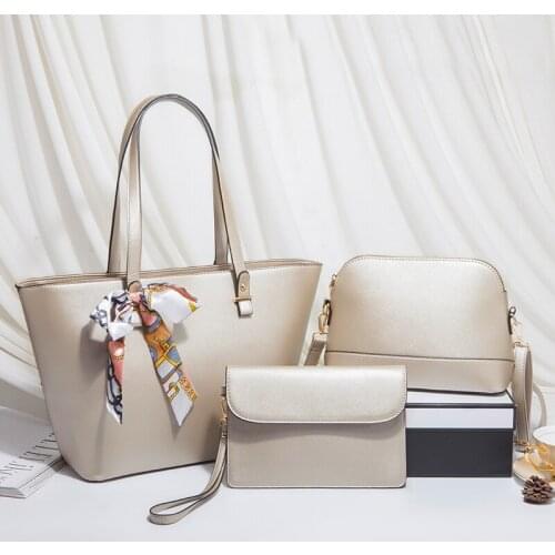 Simplicity Womens Handbag Fashion Female Shoulder Shopping Bag High Capacity PU Leather Hand Bags Pink Golden Crimson Whtte