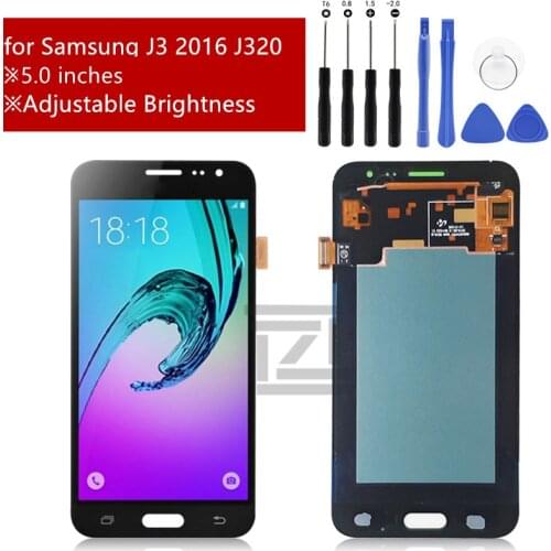 For Samsung Galaxy J3 2016 J320 LCD Display Touch Screen Digitizer Assembly LCD Display for Galaxy J3 2016 J320F Repair Parts