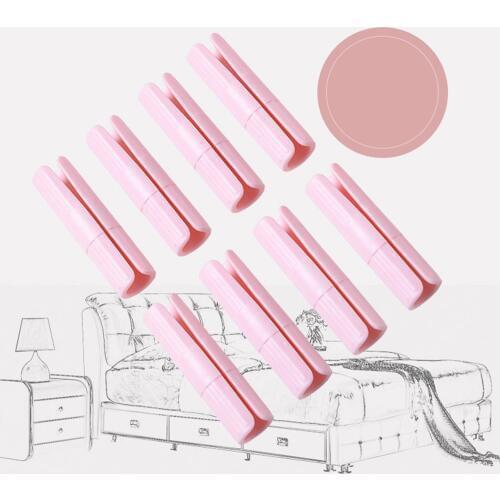 10pcs Bed Sheet Clip Mattress Grippers Fasteners Clothes Pegs Coverlet Holder Slip-Resistant Fixing Clip Holders Clamps
