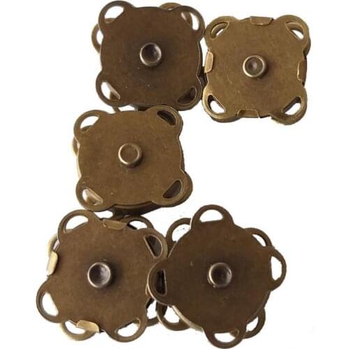 Mesh Pocket Bag Mini Columned Magnet Antique Color 5li Package