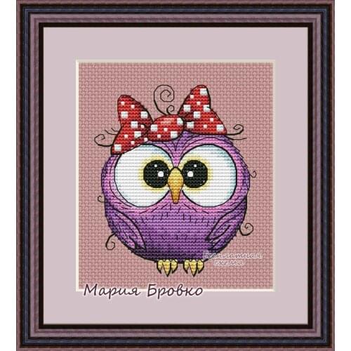 6-MM Mouse avatar Counted Cross Stitch Kit Cross stitch RS cotton with cross stitch Sister Owl