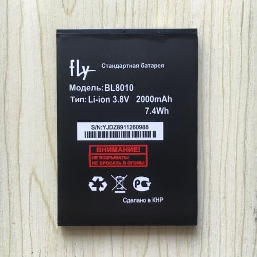 2000mAh Battery for Fly FS501 Nimbus 3 BL8009 mobile phone Batteries + track code