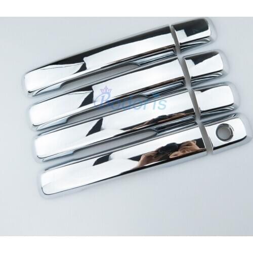 Car ABS Chrome handle Protective Cover Door Handle Outer Bowls Moulding Trim 2012-2018 For ISUZU DMAX D-MAX D MAX Accessories