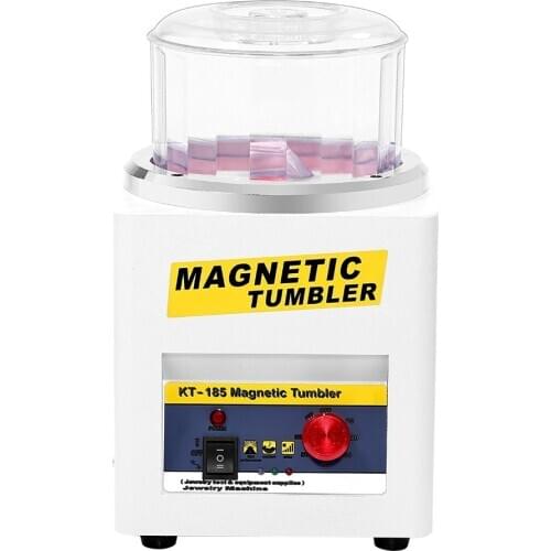 Diy Manufacturer KT-185 Magnetic Tumbler Jewelry Polisher Finisher Finishing Machine Magnetic Polishing Machine AC 110V/220V