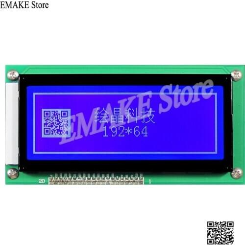 HJ19264TXA 19264LCD LCD Screen 192x64 Dot Matrix Screen COB LCD Module for Text Display