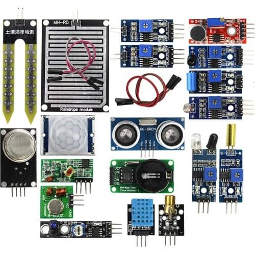 16pcs/set Sensor Module Kit for Raspberry Pi 3 B Model NK-Shopping