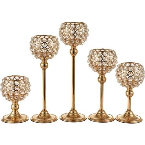 K9 Crystals Candle Stand Wedding Decoration Table Centerpieces Candledtick Hotel Home Dinner Candle Holder Decorative