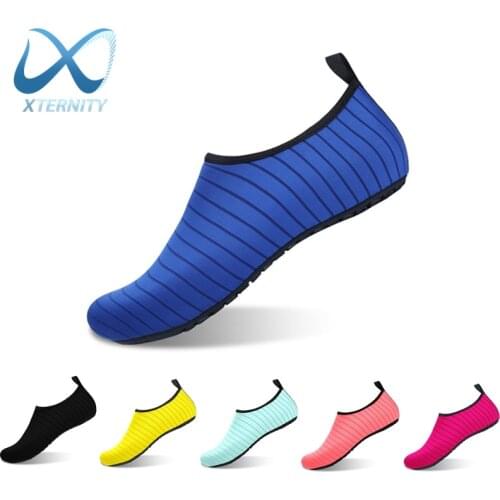 Men Large Size Slip-On Barefoot Aqua Shoes Unisex Breathable Summer Water Swimming Shoes Diving Yoga Beach Wading Sneakers Women