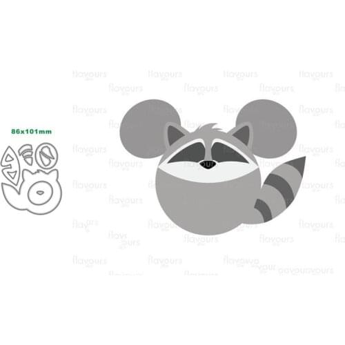 Metal Cutting Dies Fox Stencil Scrapbooking DIY Album Stamp Paper Card Embossing Decor Craft