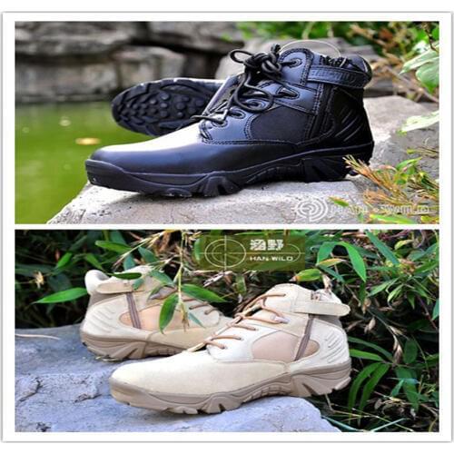 2017 Hot American Army Mens Tactical Boots Desert Outdoor Hiking Fans Low Boots Boots Navy Men Boots