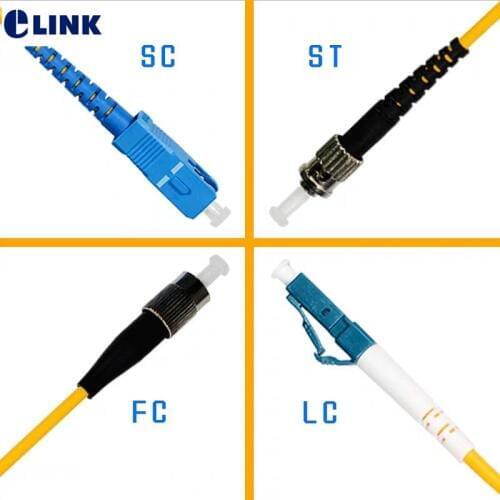 Fiber optic patch cords SC-SC-LC-LC-FC-FC-ST-ST Simplex Single-mode 2.0 3.0mm optical fibre jumper ftth patch lead IL 0.3dB
