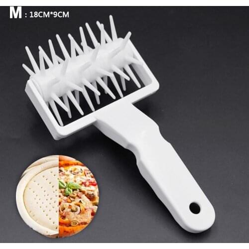 Dough Needle Roller Plastic Pastry Pizza Dough Needle Wheels Roller Bread Hole Punch DIY Bakeware Baking Tool