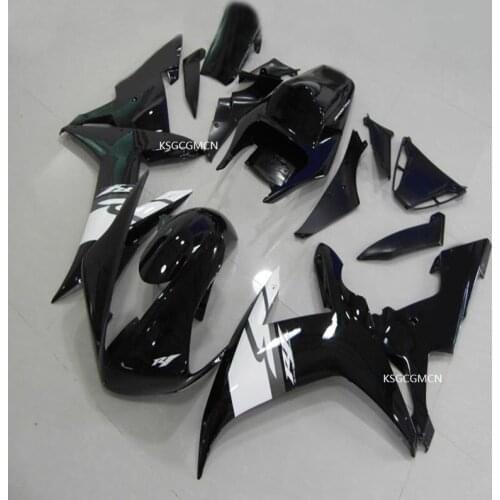 Hot YZF R1 2002 - 2003 Fairing Kits for YAMAHA YZFR1 2003 2002 white black YZF1000 R1 02 03 White Fairings