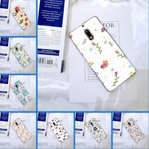 Pretty Flower Cute Phone Case For Nokia X71 X6 7 Plus Nokia6 Nokia5 Silicone Soft Back Cover For Nokia 1 Plus 2 3 5 6 8 9 Case
