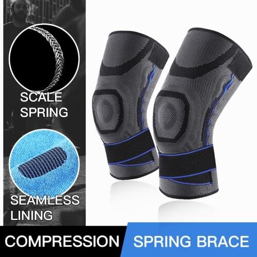 Kyncilor Sports Knee Pad Running Fitness Compression Sleeves Elastic Support Wrap Brace Protective Patella Knee Bandage Gear