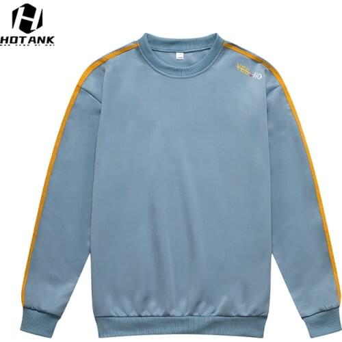 Mens Spring Sweatshirts Solid color Pullover Harajuku Hoodies men Casual Fashion Loose O-Neck Autumn Pullover male Sweatshirt