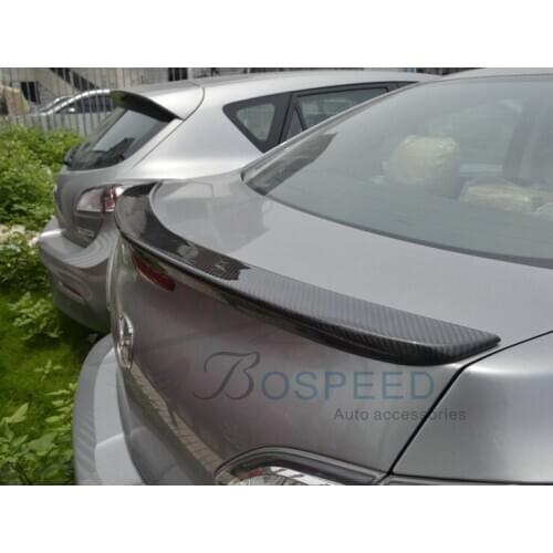 Stock Fit for NEW Mazda M3 carbon fiber rear spoiler high quality