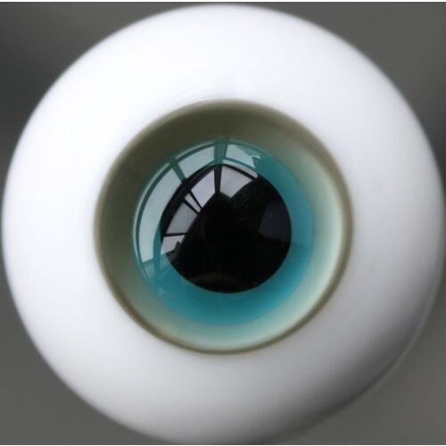 [wamami] L8728-1# 16mm Glass Eyes/Green & Light Gray Eyes/Outfit For BJD Dollfie