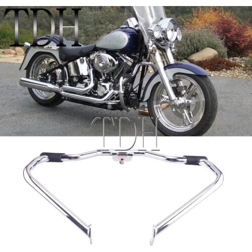 Highway Crash Bar Protection For Harley Softail FLSL Street Bob FXBB Fat Bob FXFB Low Rider FXLR 2018-2020 Front Engine Guard