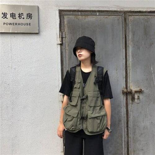 Customized Mens Outdoor Vest Leisure Multipockets Photo Journalist Breathable Vest Hiking Fishing Hunting Sportswear Waistcoat