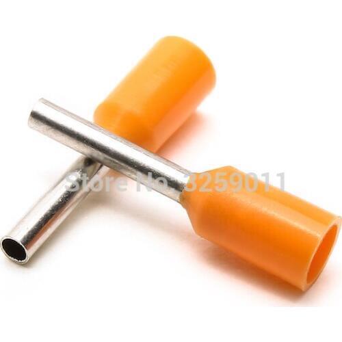 1000PCS EV7510 VE7510 Electrical Crimp Terminal Block Tubular Wire Connector Cable Cord End Bootlace Ferrule E7510 AWG 20