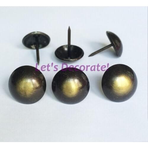 Free DHL shipping 1000pcs/lot 19mm Bronze Design Plated Home or Garden Decorative Tack, Hobnail, Upholstery Nail