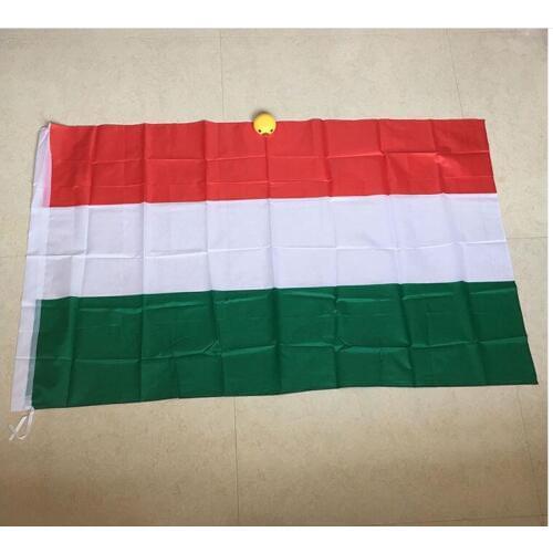Free shipping xvggdg The Hungary Flag Polyester Flag 5*3 FT 150*90 CM High Quality