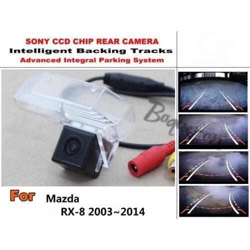 For Mazda RX-8 RX8 RX 8 2003~2014 Smart Tracks Chip Camera / HD CCD Intelligent Dynamic Parking Car Rear View Camera