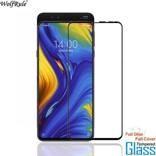 For Glass Xiaomi Mi Mix 3 Screen Protector Full Glue Cover Tempered Glass For Xiaomi Mi Mix 3 Glass Protective Phone Film 6.39