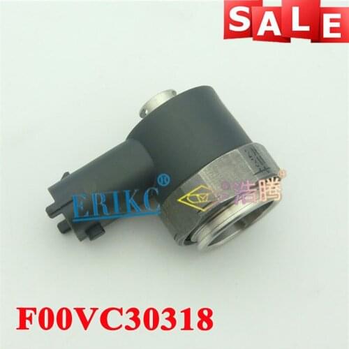 ERIKC F00VC30318 (F00V C30 318) Common Rail Magnet Connection Group F 00V C30 318 Diesel Injector Nozzle Solenoid Valve