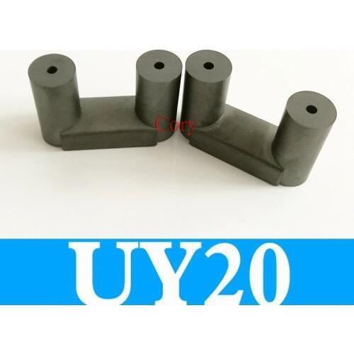 1Pair UY20 Al 3750nH/N2 UU transformer ferrite core UR64/40/20 Isolator ferrite bead RF choke ferrite MnZn PC40