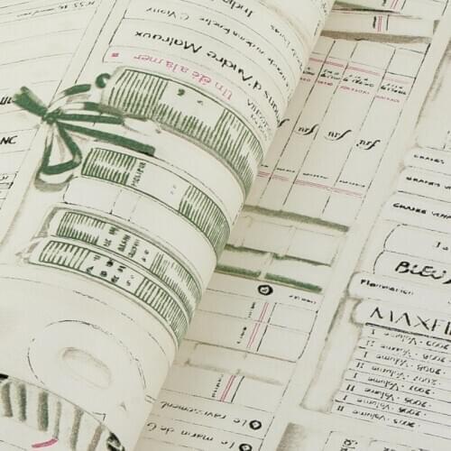 Shelf Book Classical Wallpaper Mural Modern Letters Non Woven Wallpapers Study Room Coffee Shop Walls Office Wallpaper Roll